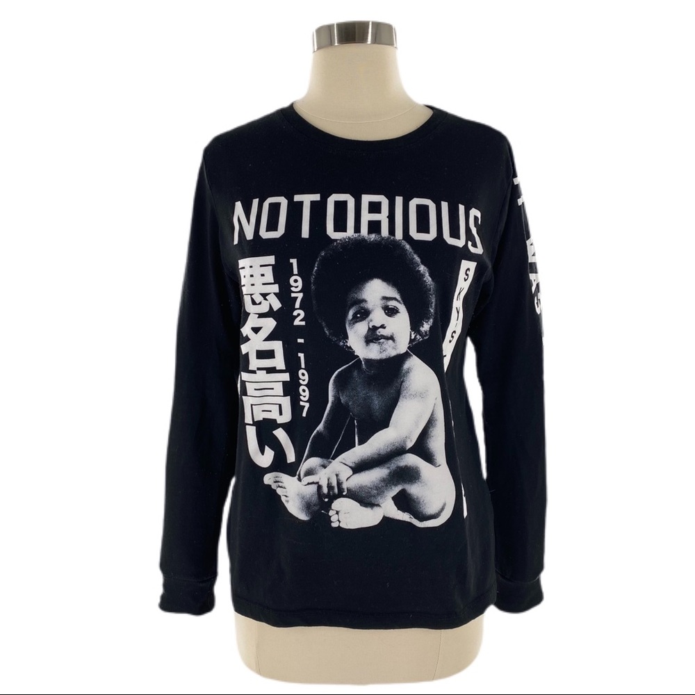 BROOKLYN MINT Notorious BIG Long Sleeve Crew Top
